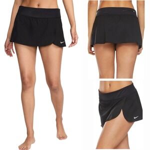 NIKE‎ Essential Swim Board Skirt Womens XL Black Stretch Beach Pool NEW w/ Tag